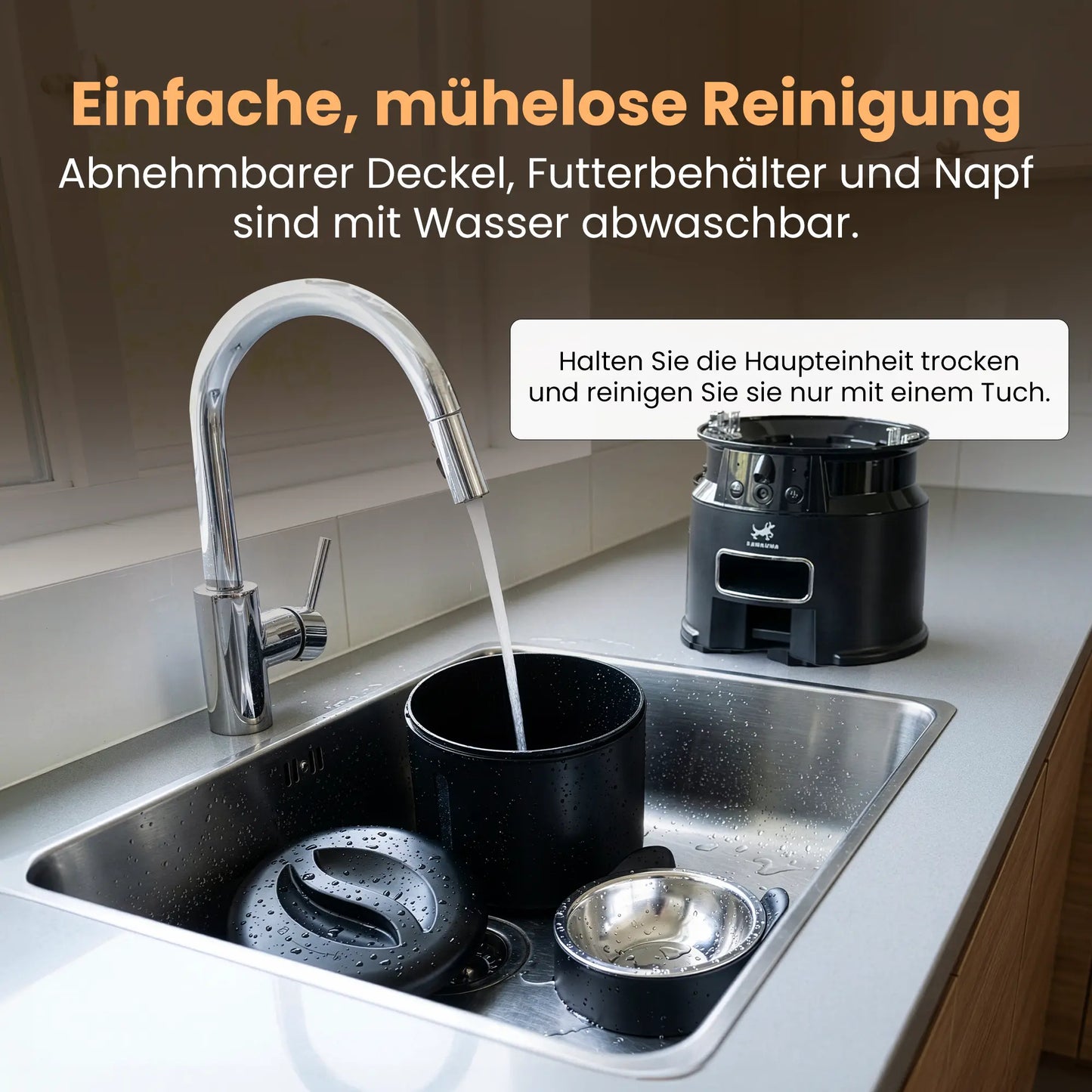 Pawruna Futterautomat 4L mit Kamera & App – für Katzen & Hunde Pawruna